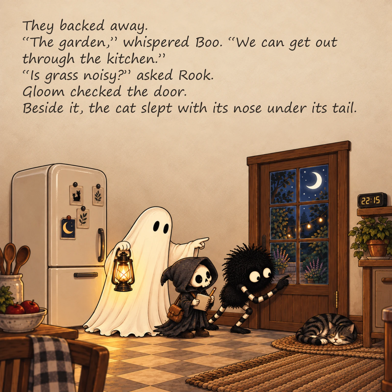 Scared of the Dark — illustrated story page 7. Page text is available below.
